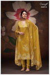 Jaashvi 4087 By Ganga Cotton Satin Designer Salwar Suits Exporters In India
